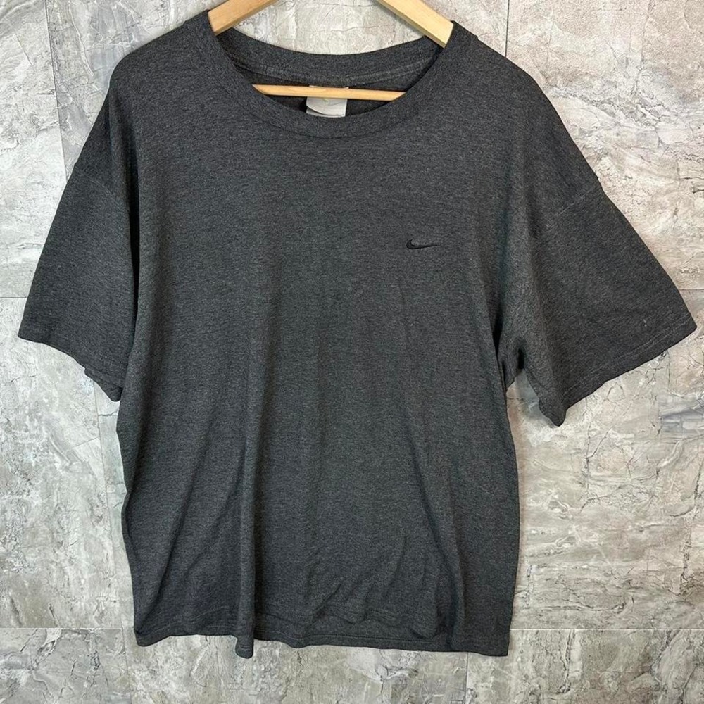 Vintage Grey Nike embroidered swoosh t-shirt nike Men's‎ Large